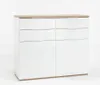 Kommode - 120 x 103 cm - 2 Türen - 4 Schubladen - Eiche Produktbild-Vorschau 5