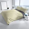 Baumwolle Bettwäsche Set 200x200 cm Taupe Anthrazit Produktbild-Vorschau 5