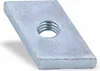 Nutenstein | Gewindeplatte Rhombus 20x13x4 mm M5 Gewinde Produktbild-Vorschau 1
