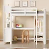 Flieks Etagenbett 90x200cm mit Schreibtisch und Regal, Produktbild-Vorschau 3