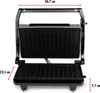 alpina Kontaktgrill Sandwichmaker - 700 Watt - 23 x 14,5 cm Produktbild-Vorschau 2