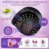 Lampada UV a LED per unghie 248 W – 60 LED, sensore e 4 Anteprima dell’immagine prodotto 5