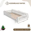 Crazy Pine Lit d'enfant 80x160 cm - Lit de sol Montessori Voir les images du produit 2