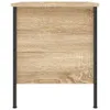 vidaXL Stolik nocny dąb sonoma 40x42x50 cm materiał Podgląd zdjęcia produktu 12