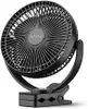 Koonie 10000 mAh Clip Ventilator, 20cm Tragbarer USB Produktbild-Vorschau 1