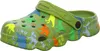 Badeschuhe aus EVA, grün, mit bunten Dinosauriern, Produktbild-Vorschau 1