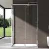 doporro Duschkabine Schiebetür Duschabtrennung 100x140cm Produktbild-Vorschau 2