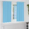 vidaXL Tende oscuranti con anelli 2 pezzi blu cielo 175 x Anteprima dell’immagine prodotto 2