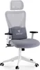 SENSE7 TONE Ergonomická kancelárska stolička, biela, s Náhľad obrázku produktu 6