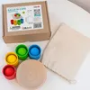 Ulanik Montessori Holzspielzeug "Bälle in Tassen. Produktbild-Vorschau 8