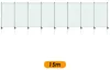 Ikodm Mobiler Hundezaun Weidezaun 115 cm x 15 m – Produktbild-Vorschau 1