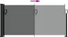 vidaXL Ausziehbare Seitenmarkise Anthrazit 100x500 cm Produktbild-Vorschau 6