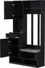 MODFU Ensemble de meuble d’entrée–Armoire avec portes et Voir les images du produit 6