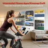 Heimtrainer Fahrrad mit App, Advamsoler Leises Ergometer Produktbild-Vorschau 2