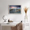 Gerahmtes Poster - Rahmen in heller Eiche - Strand Sand Produktbild-Vorschau 6