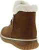 A single brown winter boot with white fur lining is shown from the back-left side against a white background. Anteprima dell’immagine prodotto