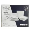 A product box for a dinnerware set, showing images of the plates and bowls inside. Náhled obrázku produktu