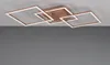 A modern ceiling light fixture with multiple square frames. Anteprima dell’immagine prodotto