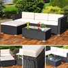 Mucola Gartenmöbel 5tlg. Gartenlounge Sitzgruppe Gartenset Produktbild-Vorschau 2