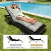 (gris clair) Coussin pour chaise longue 180x50x10cm, Voir les images du produit 7