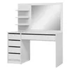 BEAUTYSOFA | Schminktisch MALTA Weiß 120 cm mit Spiegel und Produktbild-Vorschau 4