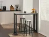 Barový set 120x40 SERGIO - beton / černý Náhled obrázku produktu 9