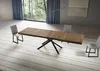 Niket ausziehbarer Walnusstisch 180/284x90 cm mit Produktbild-Vorschau 3