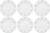 Six plates arranged in two rows of three on a white background. Náhľad obrázku produktu