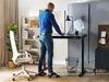 BELIANI Schreibtisch Schwarz Faserplatte 120 x 60 cm Produktbild-Vorschau 6