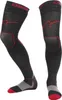 Alpinestars Long MX Socken, schwarz/rot, S/M Produktbild-Vorschau 1