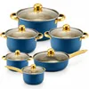 Set de casseroles, set de poêles 12 pièces | Set de Voir les images du produit 1