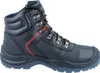 A black work boot with red accents and blue sole, shown from the side against a white background. Anteprima dell’immagine prodotto