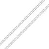 925 Sterling Silber Herren/Damen - Panzer Kette - 56cm*4mm; Produktbild-Vorschau 1