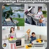 XINZI Panier à linge pliable 40L Set, bac de lavage avec Voir les images du produit 5