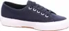 A single navy blue Superga sneaker with a white sole is shown against a white background. Produktbild-Vorschau