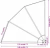vidaXL Brise-vue pour balcon 140 x 140 cm en polyester Voir les images du produit 8