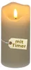 LED Kerze mit Timerfunktion Echtwachskerze mit Batterie Produktbild-Vorschau 1