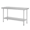 Vogue Arbeitstisch 900x1500x600mm mit Grundboden aus Produktbild-Vorschau 3