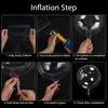 Świecące balony LED - 10 sztuk. Balony z kolorowymi diodami Podgląd zdjęcia produktu 4