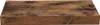 A wooden shelf on a white background. Voir les images du produit