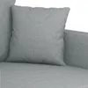 vidaXL 2-osobowa sofa jasnoszara 140 cm tkanina Podgląd zdjęcia produktu 6