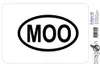 Aufkleber / Autoaufkleber - JDM - Die cut - MOO Oval Cow Produktbild-Vorschau 2