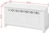 Panca portaoggetti in stile barocco MDF bianco Anteprima dell’immagine prodotto 11