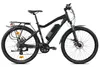 A black electric mountain bike is shown against a white background. Produktbild-Vorschau