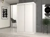Kleiderschrank 120 cm mit Schiebetüren RANNO 1 – weiß Produktbild-Vorschau 3