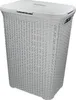 Wäschekorb Rattan grau 60 l Produktbild-Vorschau 4
