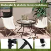Stolik ogrodowy COSTWAY, stolik zewnętrzny Ø 70 cm z Podgląd zdjęcia produktu 5