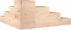 vidaXL Pflanzentreppe 4 Stufen 80,5x79x36 cm Massivholz Produktbild-Vorschau 6