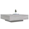 vidaXL Couchtisch Grau Sonoma 100x100x31 cm Holzwerkstoff Produktbild-Vorschau 4