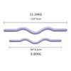 Silikon SZ Curl Stange für Krafttraining 7 kg Lila | Produktbild-Vorschau 4